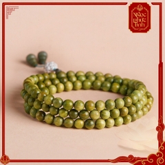 Vòng Tay Gỗ Đàn Hương 108 Hoa Sen
