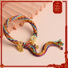 Vòng Tay Chỉ Ngũ Sắc Tây Tạng Lục Đạo Hộ Thân