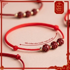 Vòng Tay Chỉ Đỏ Liên Hoa Chu Sa