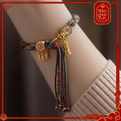 Vòng Tay Chỉ Ngũ Sắc Tây Tạng Lục Đạo Hộ Thân