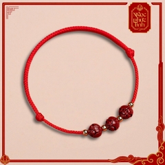Vòng Tay Chỉ Đỏ Liên Hoa Chu Sa