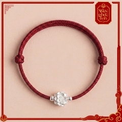 Vòng Tay Chỉ Đỏ Trúc Tâm Hoa