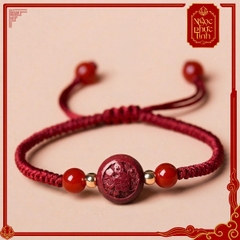 Vòng Tay Chỉ Đỏ Dây Kết 12 Hoa Giáp