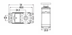 MG946R Động Cơ Servo Giảm Tốc RC 180 Độ, Răng Kim Loại, 12 Kg.cm, 4.8 → 7.2 V