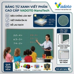 Bảng Từ Xanh Viết Phấn Cao Cấp Vadoto NanoTech