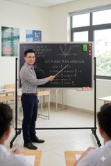 BẢNG TỪ ĐEN DI ĐỘNG CHÂN OVAL VADOTO NANOTECH