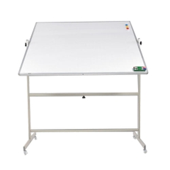 Bảng Di Động Chân Đẩy 2 Mặt: 1 Mặt Từ Trắng + 1 Mặt Ghim Nỉ