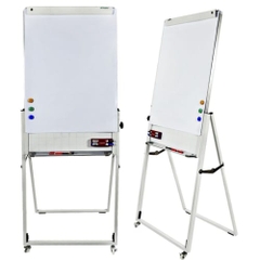 Bảng Flipchart Đào Tạo Đội Nhóm - Bảng Dạy Học Chân Gấp Gọn, Thay Đổi Chiều Cao Flipchart Vadoto EcoTech