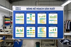 BẢNG GHIM NỈ XANH DƯƠNG T6008 CỠ NHỎ VADOTO