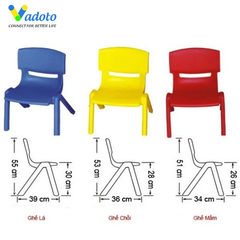 GHẾ NHỰA MẦM NON GMNVDT001