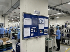 Bảng Thông Tin Treo Tường Khung Inox