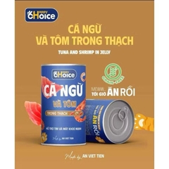 (COMBO 5 Lon)Happy Choice Thức ăn cho mèo  pate Combo 5 lon pate choice 400g tổng từ thịt cá ngừ thật giàu protein & taurine Hạt pet shop cao cấp vitamin meo