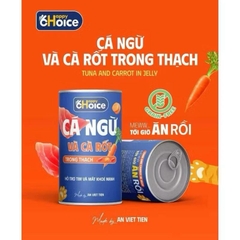(COMBO 5 Lon)Happy Choice Thức ăn cho mèo  pate Combo 5 lon pate choice 400g tổng từ thịt cá ngừ thật giàu protein & taurine Hạt pet shop cao cấp vitamin meo