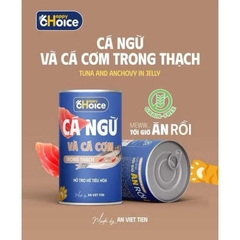 (COMBO 5 Lon)Happy Choice Thức ăn cho mèo  pate Combo 5 lon pate choice 400g tổng từ thịt cá ngừ thật giàu protein & taurine Hạt pet shop cao cấp vitamin meo