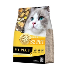 S2 PET V1 plus 5kg Hạt siêu topping cho mèo mọi lứa tuổi