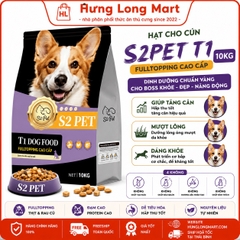 hạt cho chó s2pet t1 topping 10kg