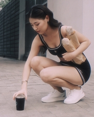 Áo bra thể thao nữ hai dây Electric