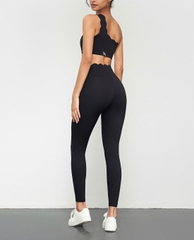 Set đồ tập yoga nữ sóng biển chéo vai Flow