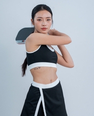 Áo bra thể thao nữ cổ tròn phối viền Sunshine