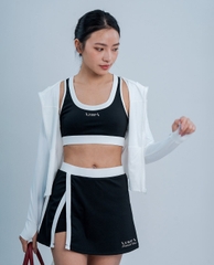 Áo bra thể thao nữ cổ tròn phối viền Sunshine