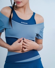 Áo bra thể thao nữ phom croptop hai lớp