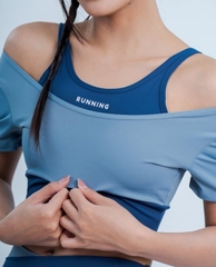 Áo bra thể thao nữ phom croptop hai lớp