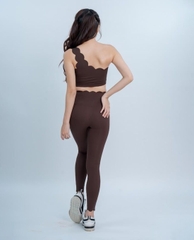 Set đồ tập yoga nữ sóng biển chéo vai Flow
