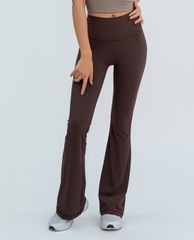 Quần leggings nữ ống loe lưng cao