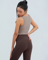 Quần leggings nữ ống loe lưng cao