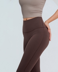 Quần leggings nữ ống loe lưng cao