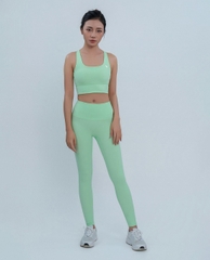 Áo bra thể thao nữ cổ vuông dây đan