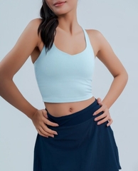 Áo bra thể thao nữ cổ vuông đan dây