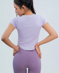 Quần leggings nữ ống loe lưng cao xẻ ống