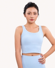 Áo bra thể thao nữ cổ U phom ôm
