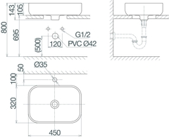 Chậu dương bàn V25