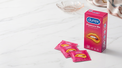 Bao cao du Durex Pleasuremax 12s siêu mỏng, nhám, 54mm