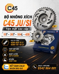 Bộ nhông xích C45 cho Honda Cup 50 – C45 Cup 50 40-13-112