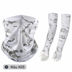 Bộ Khăn đa năng + Găng cánh tay chống nắng UPF 50+ - EX2