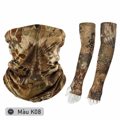 Bộ Khăn đa năng + Găng cánh tay chống nắng UPF 50+ - EX2