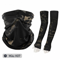 Bộ Khăn đa năng + Găng cánh tay chống nắng UPF 50+ - EX2