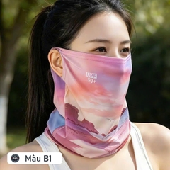 Khăn trùm mặt nữ chống nắng UPF 50+ đa năng - EX1