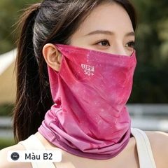 Khăn trùm mặt nữ chống nắng UPF 50+ đa năng - EX1