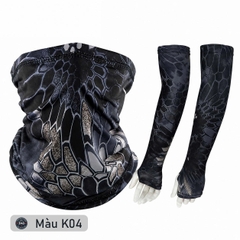Bộ Khăn đa năng + Găng cánh tay chống nắng UPF 50+ - EX2