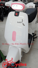 Xe điện JVC G9 NEW màu Trắng-Hồng