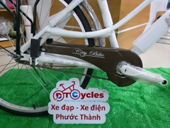Xe đạp đường phố HOPE Bánh 26 inch màu Trắng