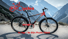 Xe đạp địa hình Abraham Bánh 26 inch 1-Speed màu Đỏ-Đen