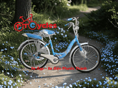 Xe đạp nữ PTCYCLES Windows 580 Sườn đơn thiên nga màu Xanh Biển