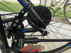 Xe đạp đua BlackLine Bánh 700c Khung nhôm màu Đen-Xanh dương