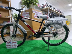 Xe đạp địa hình SMQI Bánh 26 inch 1-Speed màu Đen-Đỏ