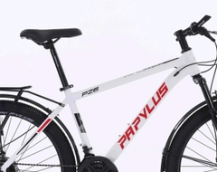 Xe đạp địa hình Papyplus PZ6M màu Trắng-Đỏ